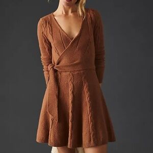 Wrap Sweater Dress (Anthropologie)